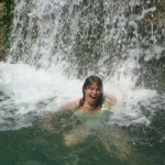 feef in the waterfall